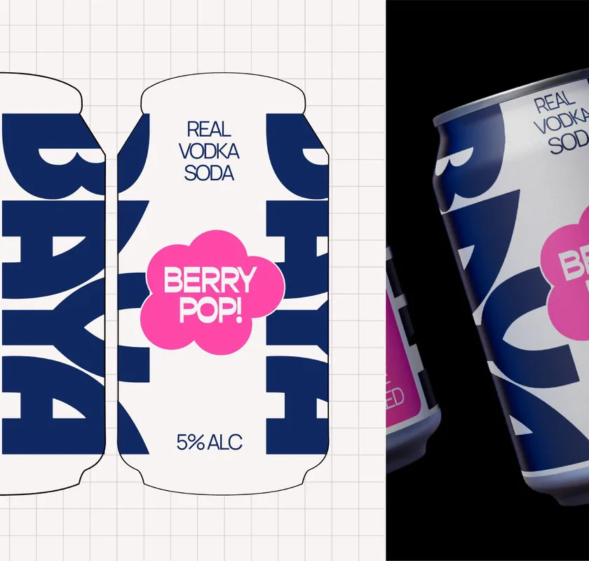 Baya Vodka Soda, Packaging